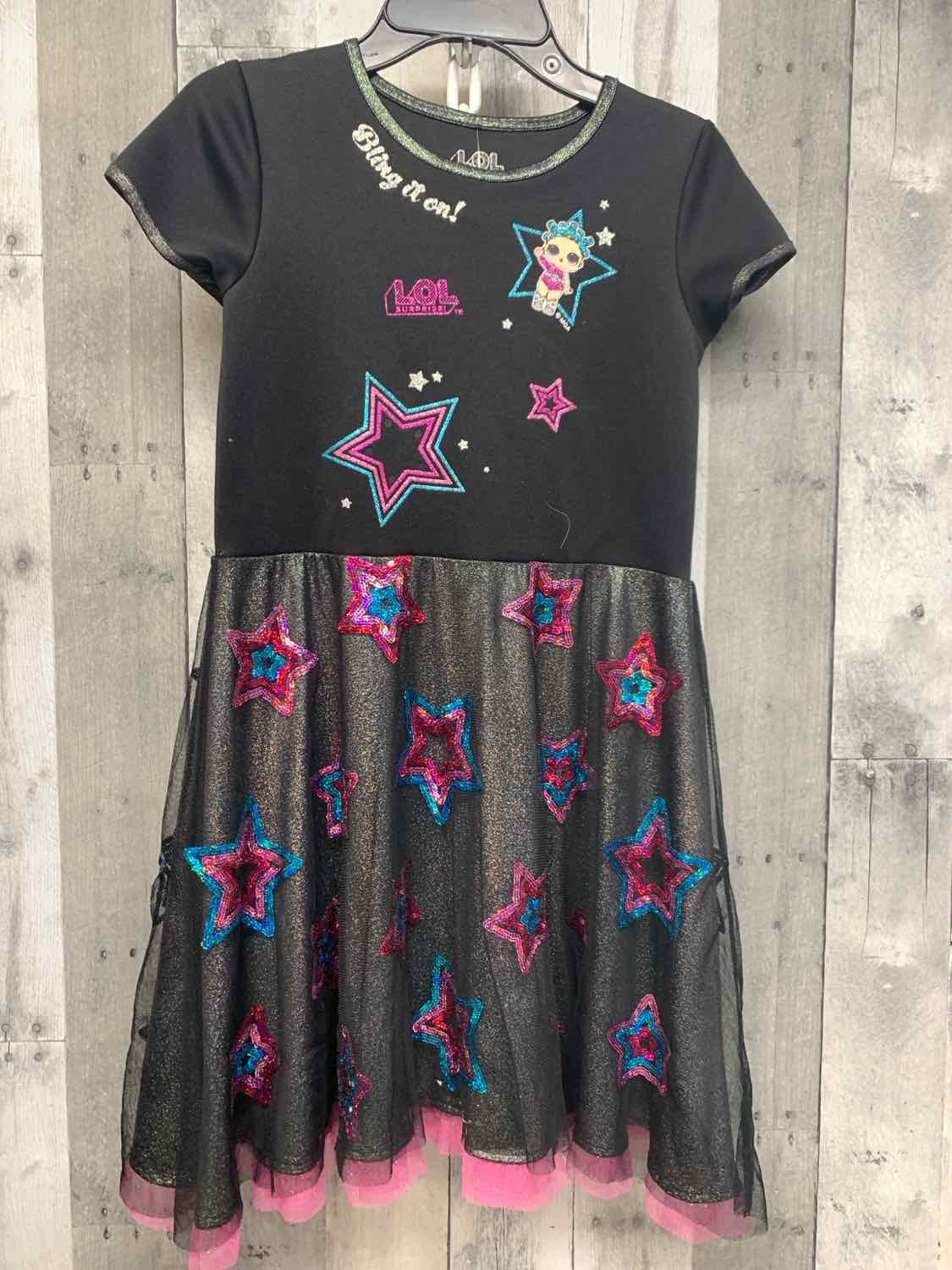 Size 7/8 Black/Pink LOL Surprise Dress