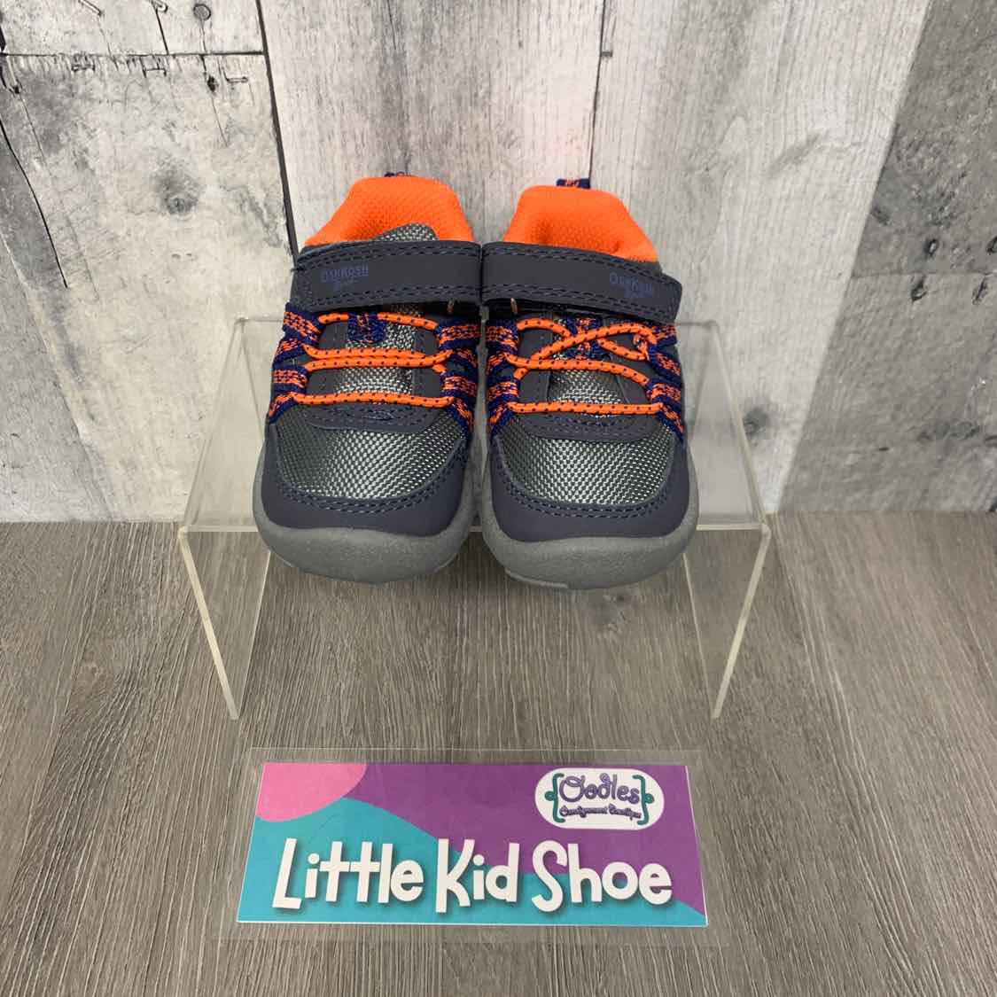Size 4 Gray/Orange Osh Kosh Sneakers - OodlesCB
