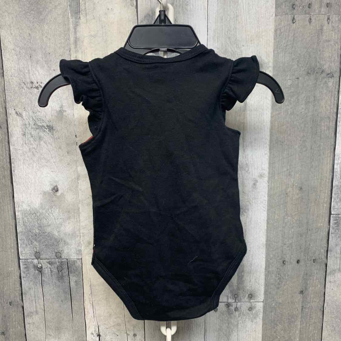 Size Newborn Black Graphic Team Apparel Bodysuit