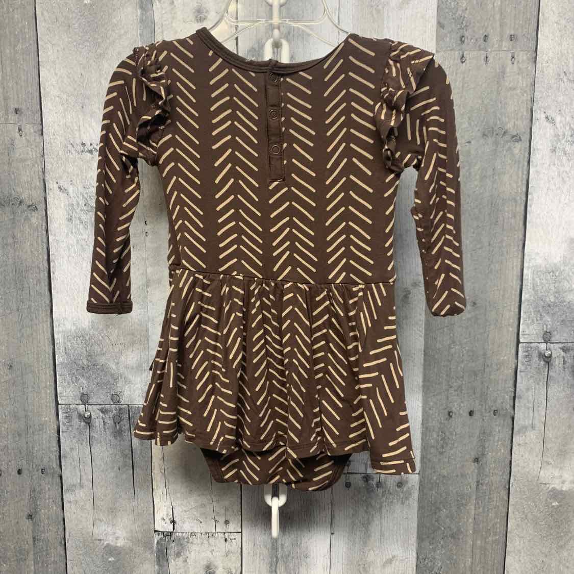 Size 18-24 Months Brown Print Kyte Romper