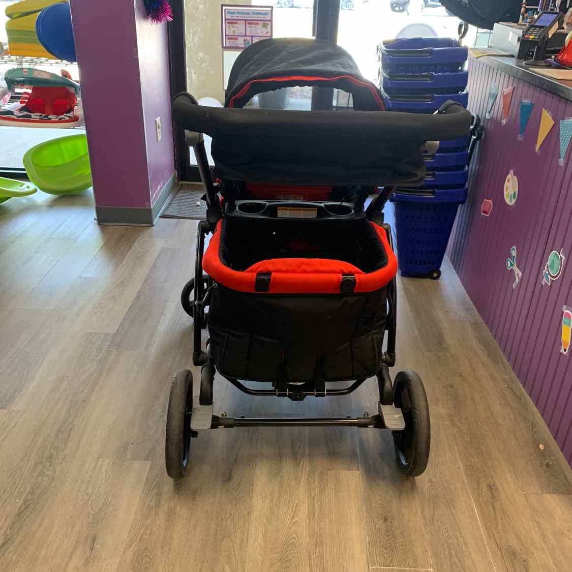 Baby Trend Black/Red Stroller - Single