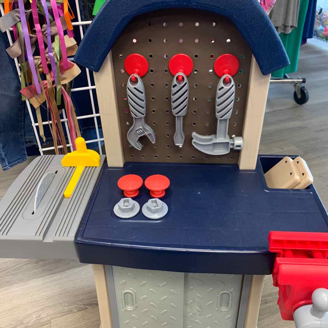 Little Tikes Gray/Navy Tool Bench