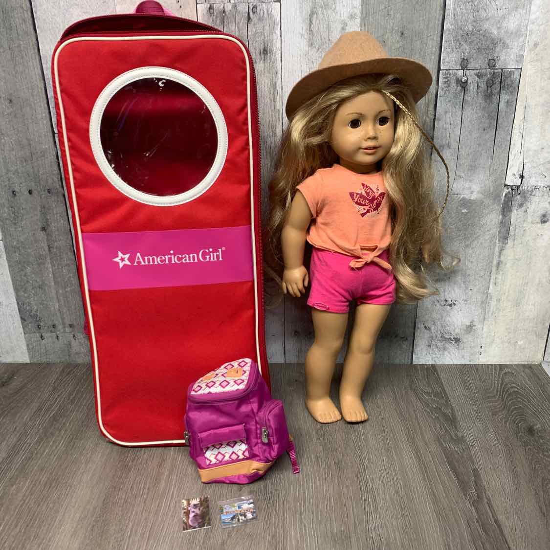 American Girl Pink/Tan Doll