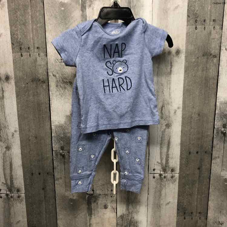 Size 3-6 Months Blue Child of Mine Shirt/Pants