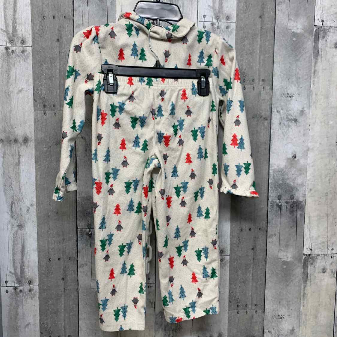 Size 5T Ivory Print Just One You 2pc PJs