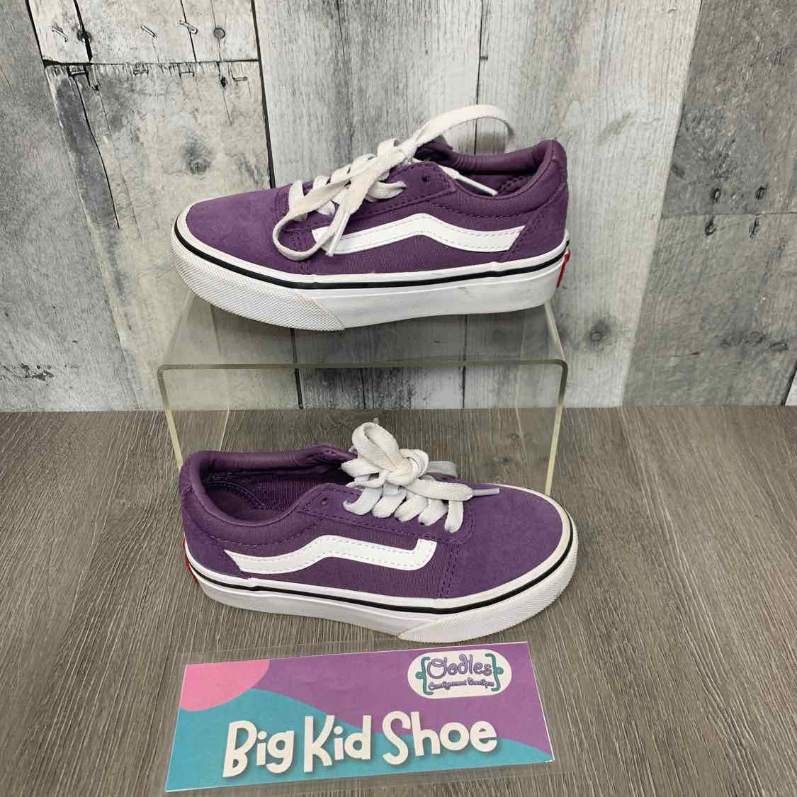 Size 11 Purple/White Vans Sneakers