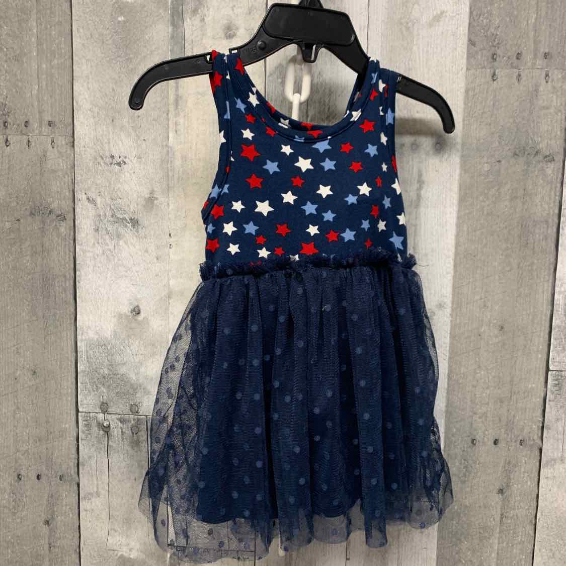 Size 12 Months Red/White/Blue Holiday Brands Dress