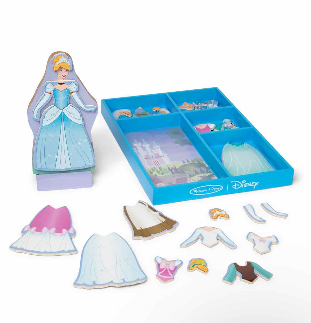 Melissa & Doug Cinderella Wooden Magnetic Dress-Up