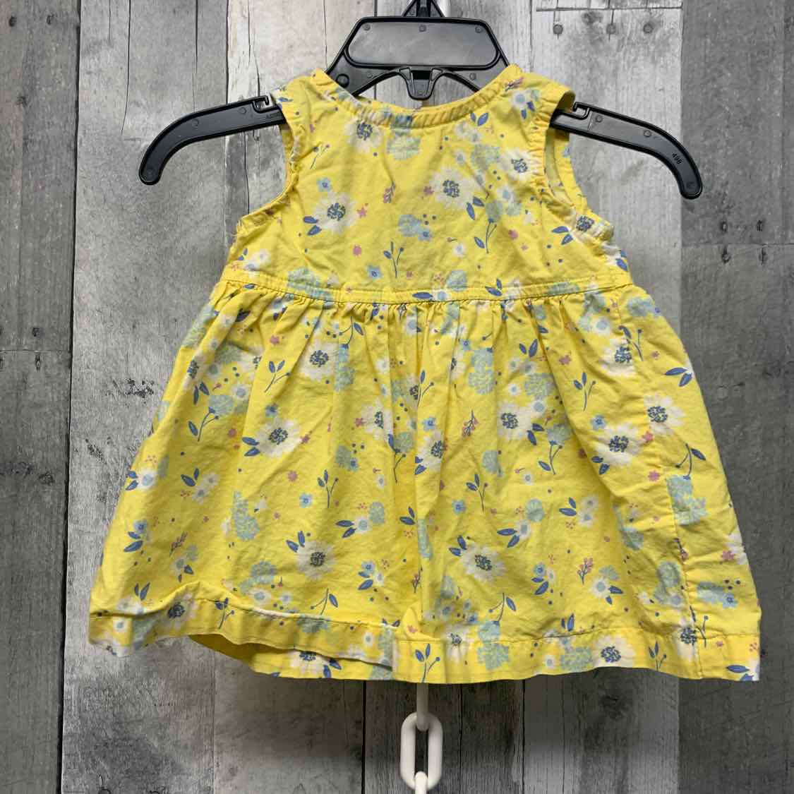 Size 3 Months Yellow Print Just One You Dress