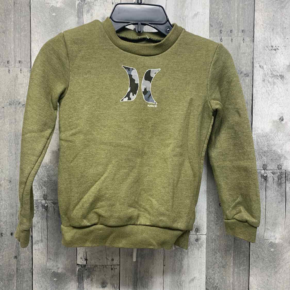 Size 4T Olive Hurley Sweat Shirt