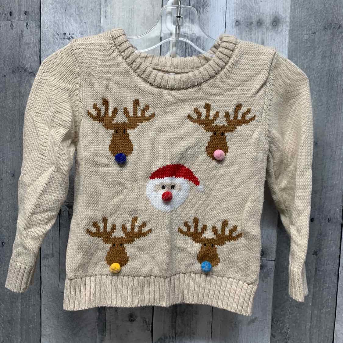 Size 4T Tan Holiday Brands Sweater