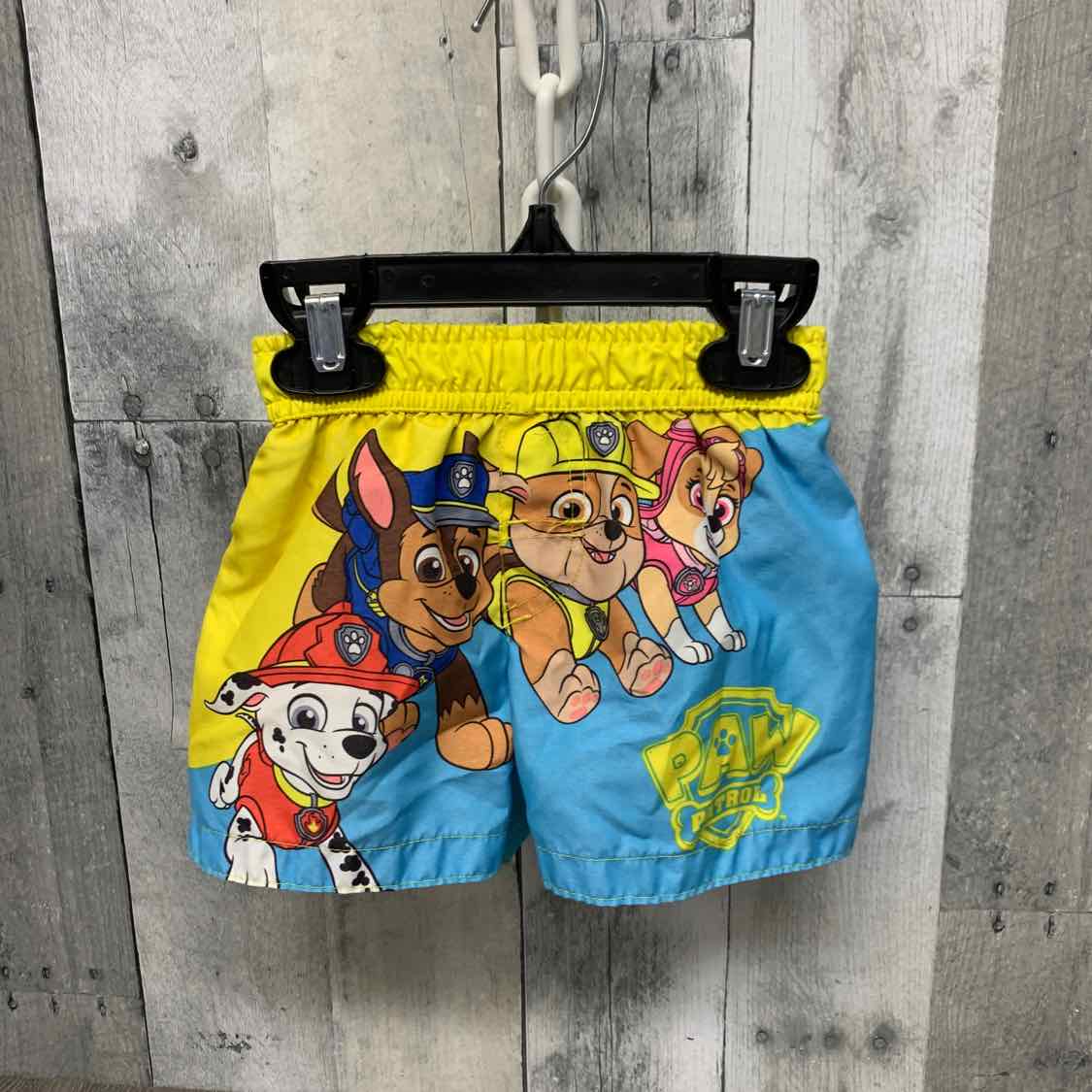 Size 12 Months Yellow/Blue Nickelodeon Swim Trunks
