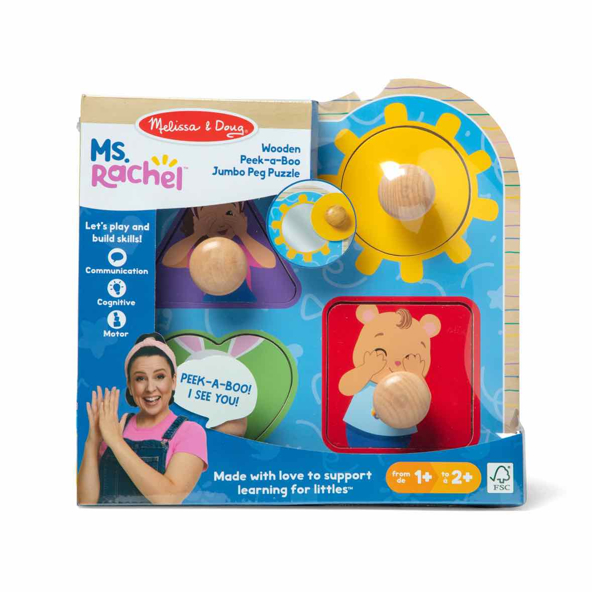 Melissa & Doug Ms Rachel Jumbo Knob Puzzle
