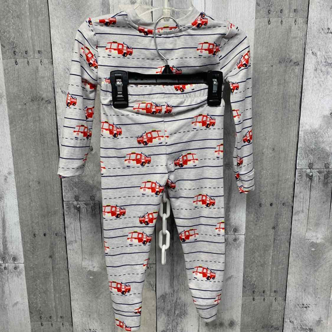 Size 2T Gray/Red MickMack 2pc PJs