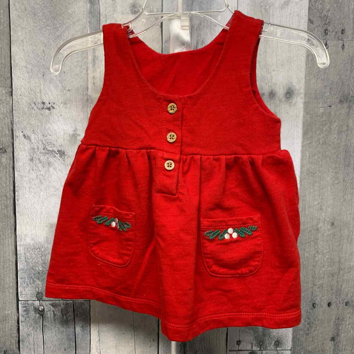 Size 6 Months Red Carter's Dress