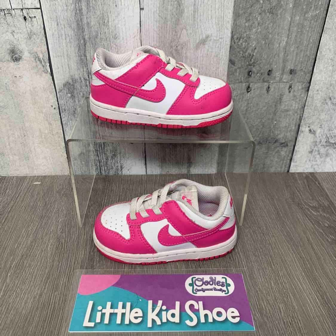 Size 6 Pink/White Sport Brand Sneakers