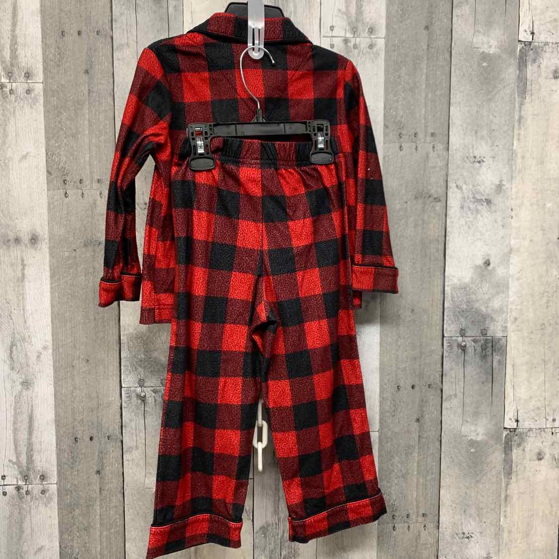 Size 3T Red/Black Holiday Brands 2pc PJs