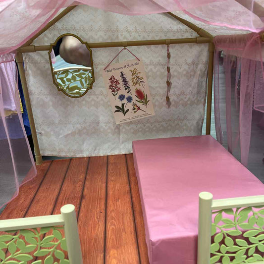 American Girl Pink/Tan Doll Playset