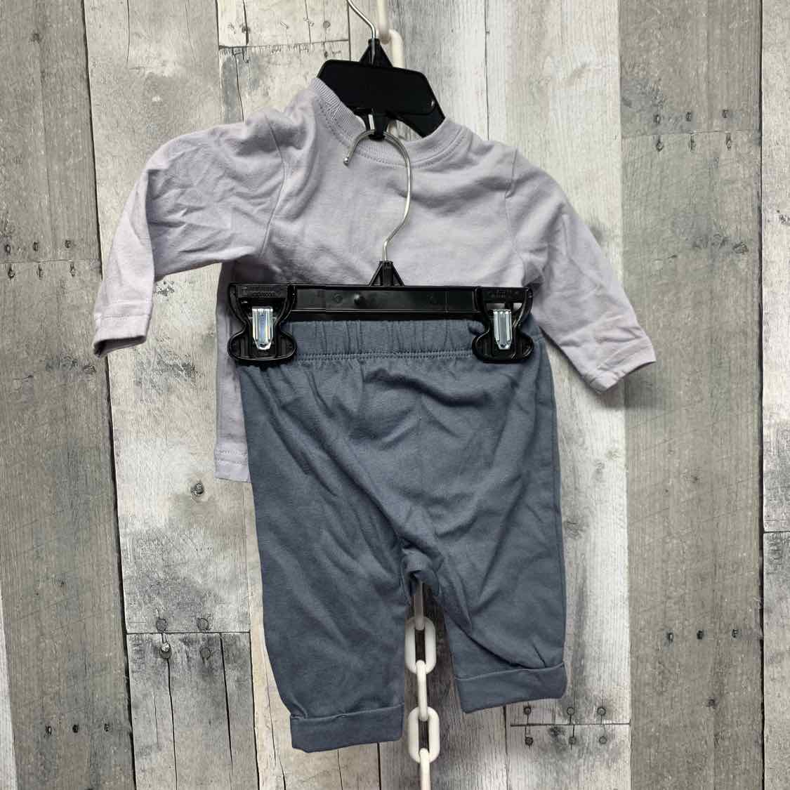 Size Newborn Gray Okie Dokie Shirt/Pants
