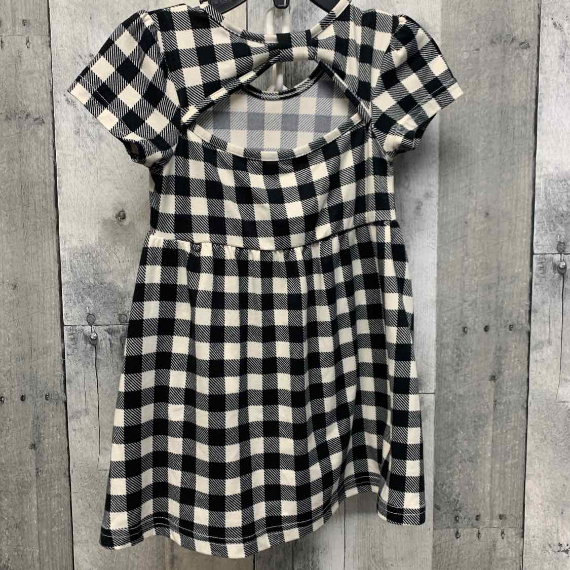 Size 18 Months Black Plaid Picapino Dress - Knit - OodlesCB