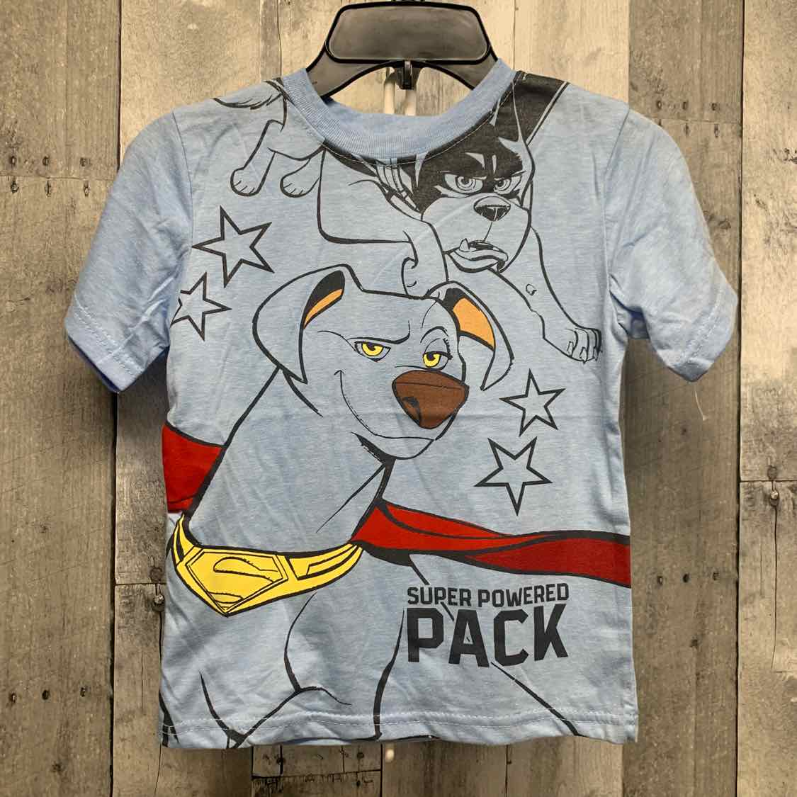 Size 5/6 Blue Graphic DC T Shirt