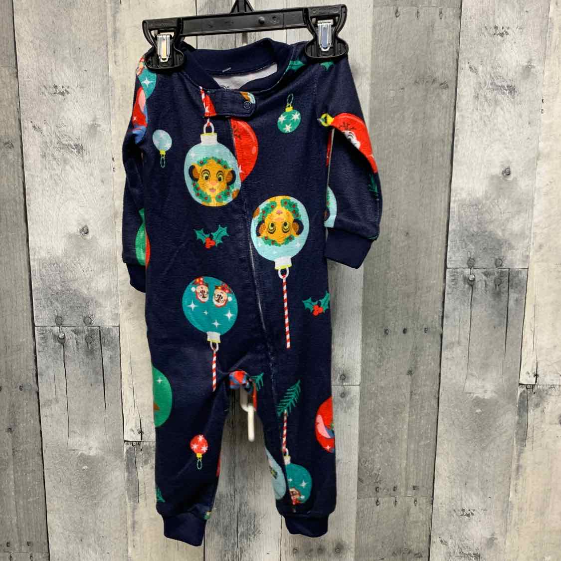 Size 6-9 Months Navy Print Disney Romper