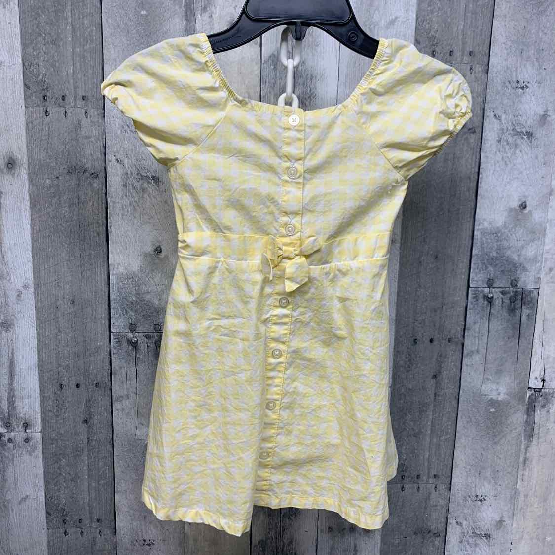 Size 4T Yellow/White B Brand Dress