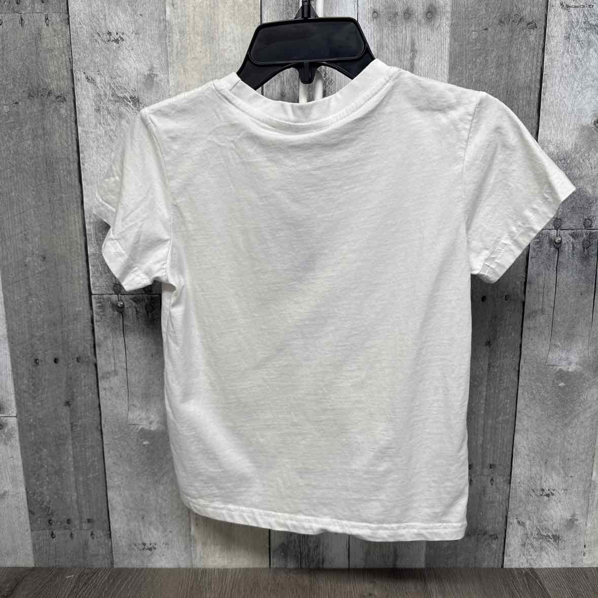 Size 6/7 White Graphic B Brand T Shirt