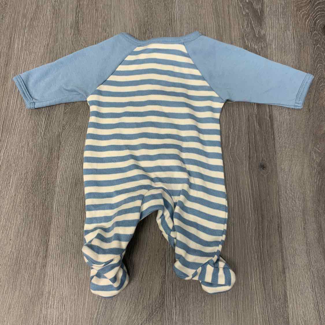 Size Preemie Blue Wonder Nation Footy PJs