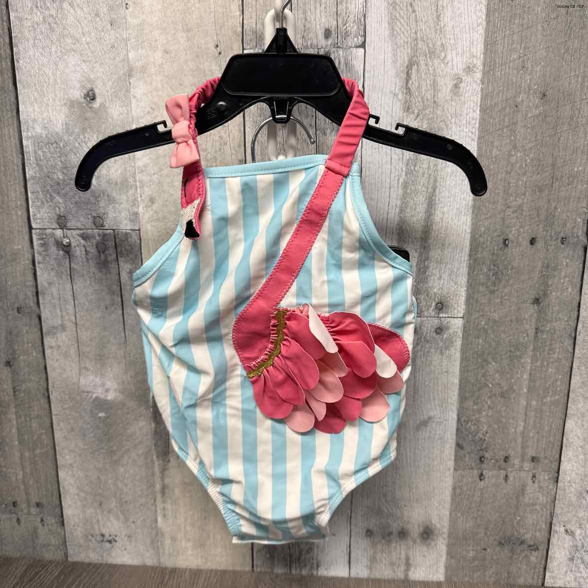 Size 24 Months/2T Blue/Pink Mud Pie Swim Suit - 1pc - OodlesCB