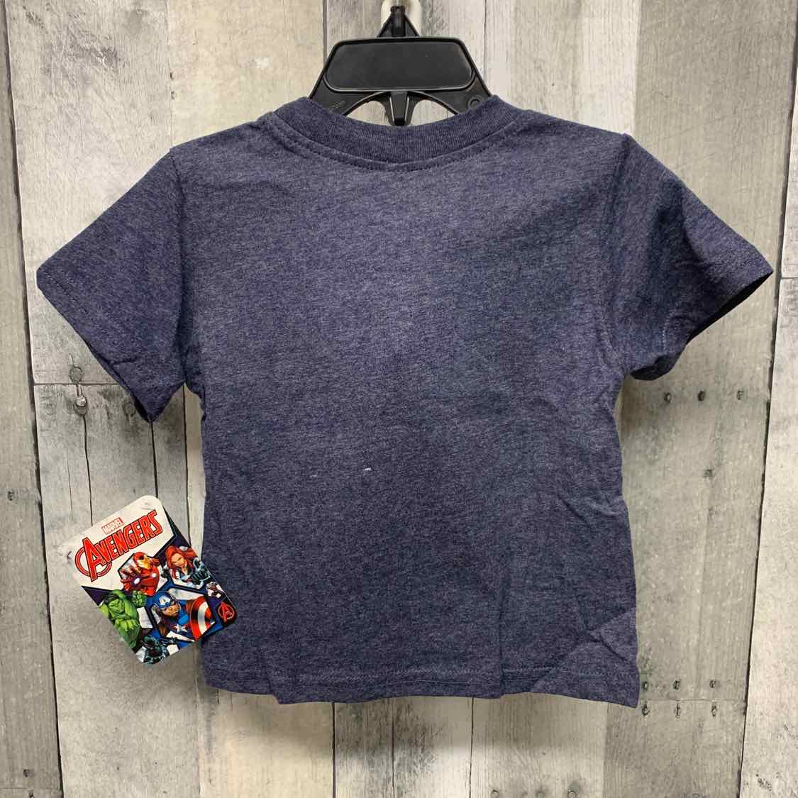 Size 2T Navy Graphic Marvel T Shirt