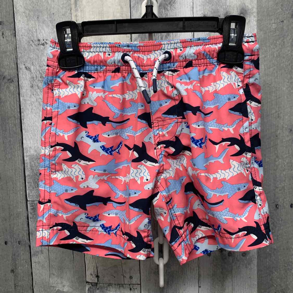 Size 4/5 Pink/Blue Members Mark Swim Trunks