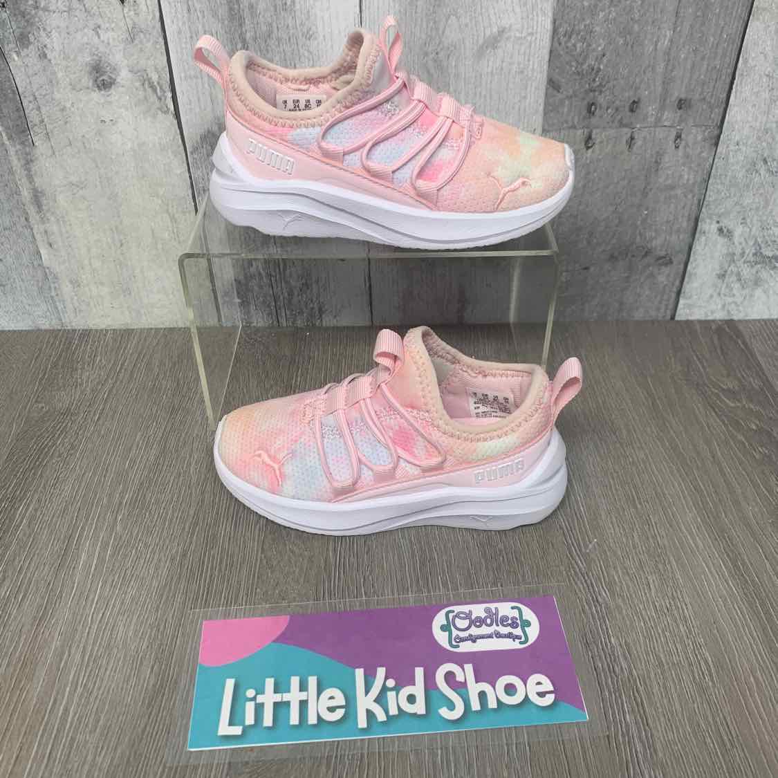 Size 8 Pink Puma Sneakers