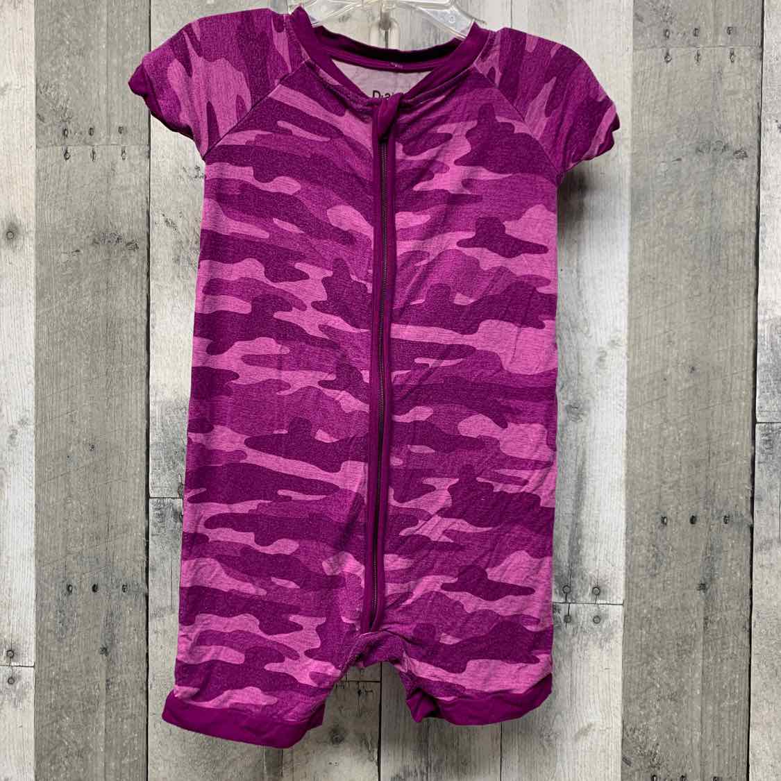 Size 18-24 Months Purple Print Little Sleepies Romper