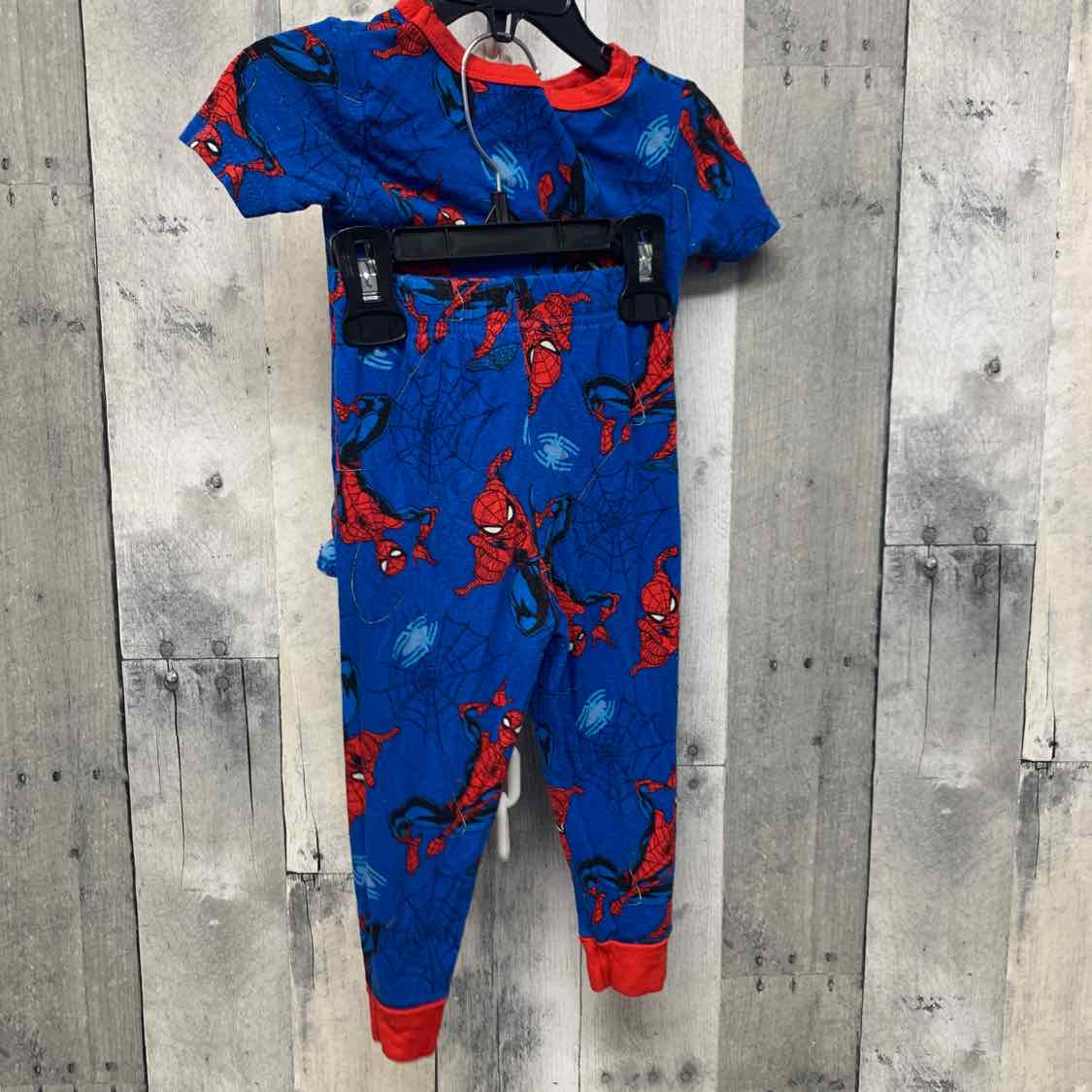 Size 2T Blue/Red Bamboo 2pc PJs