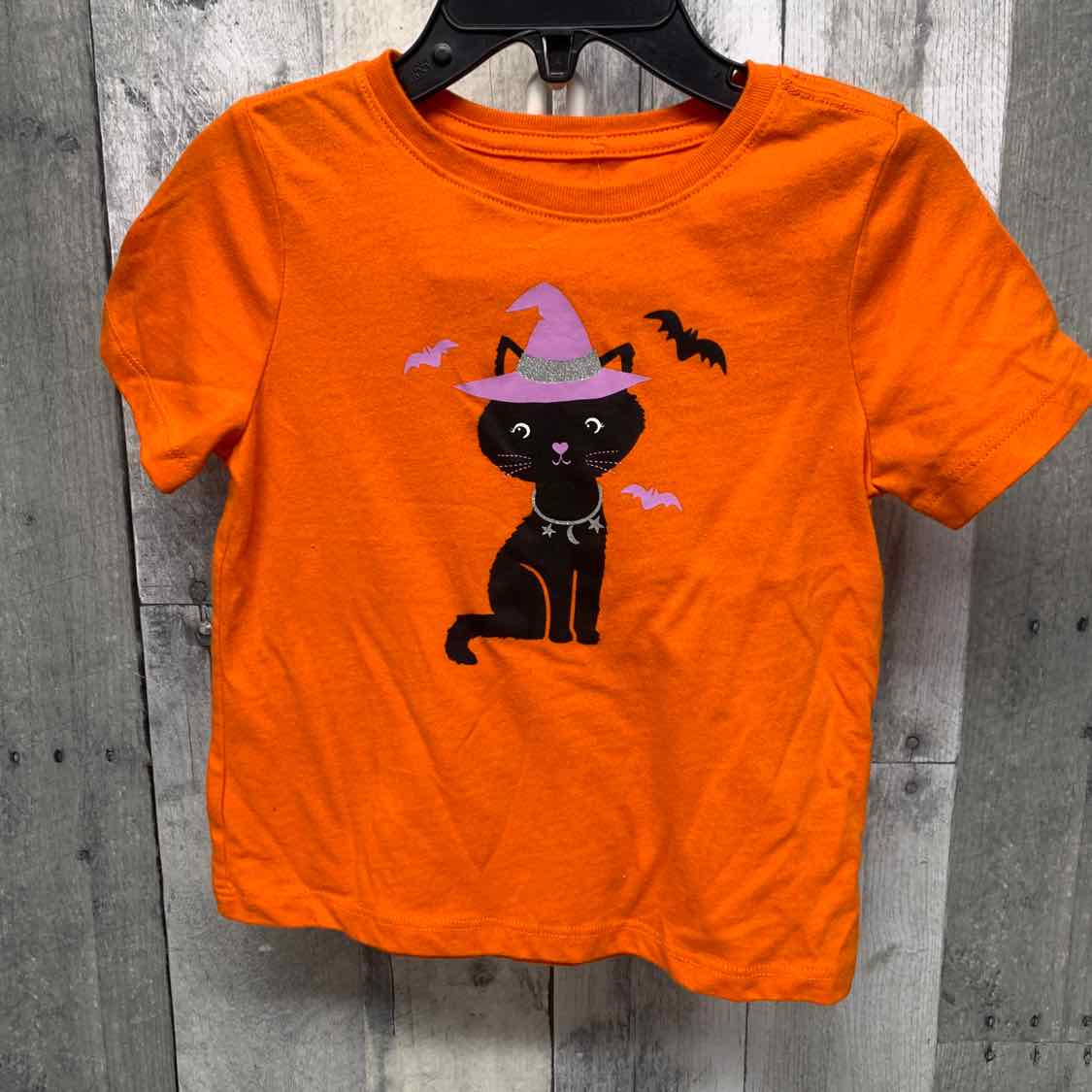 Size 2T Orange Graphic Holiday Brands T Shirt