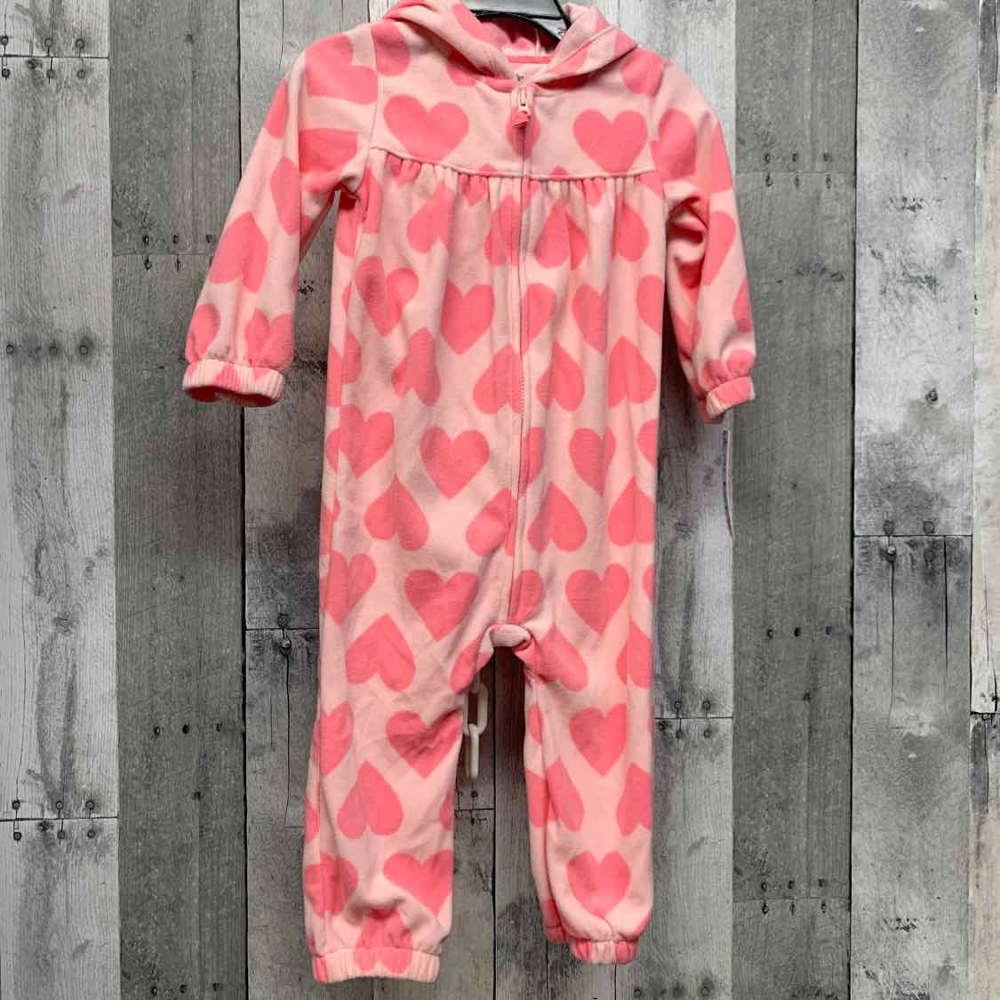 Size 18 Months Pink Print Carter's Light Jacket - OodlesCB