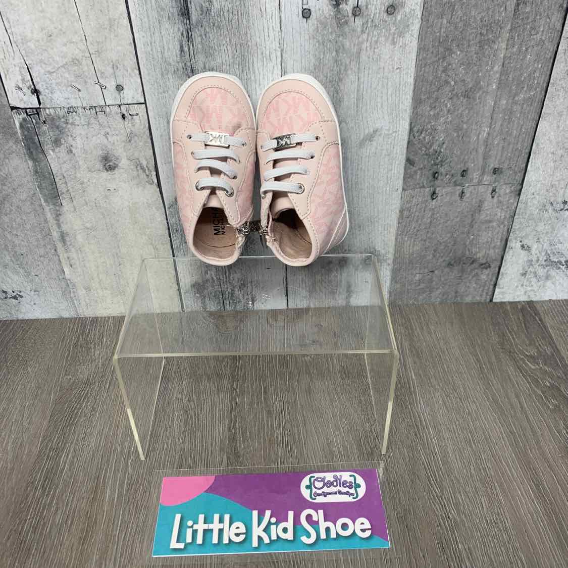 Size 4 Pink/White Michael Kors Soft Sole Shoes