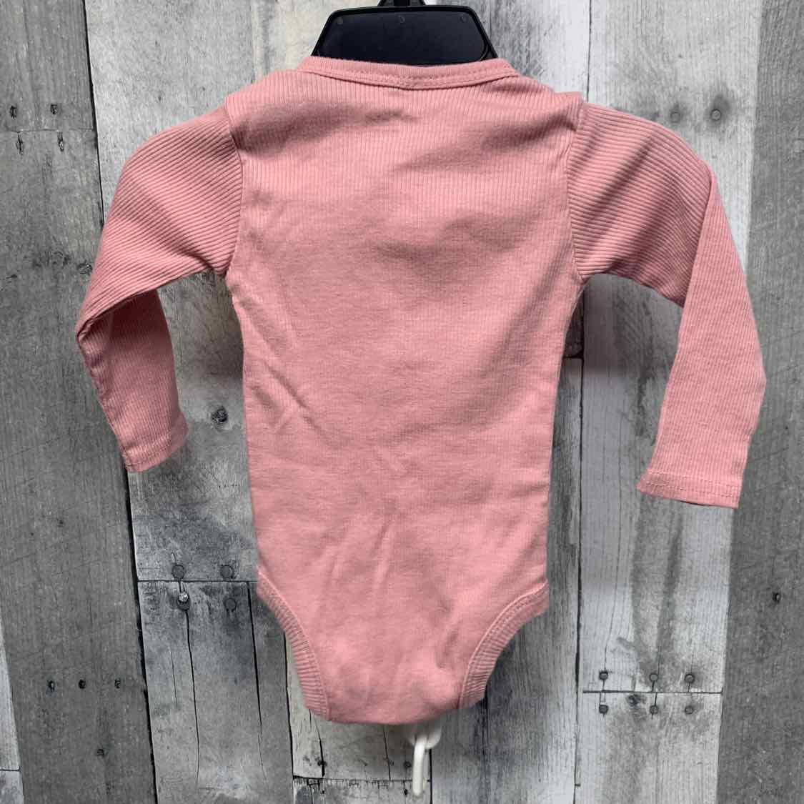 Size 6-9 Months Pink Graphic Chick Pea Bodysuit