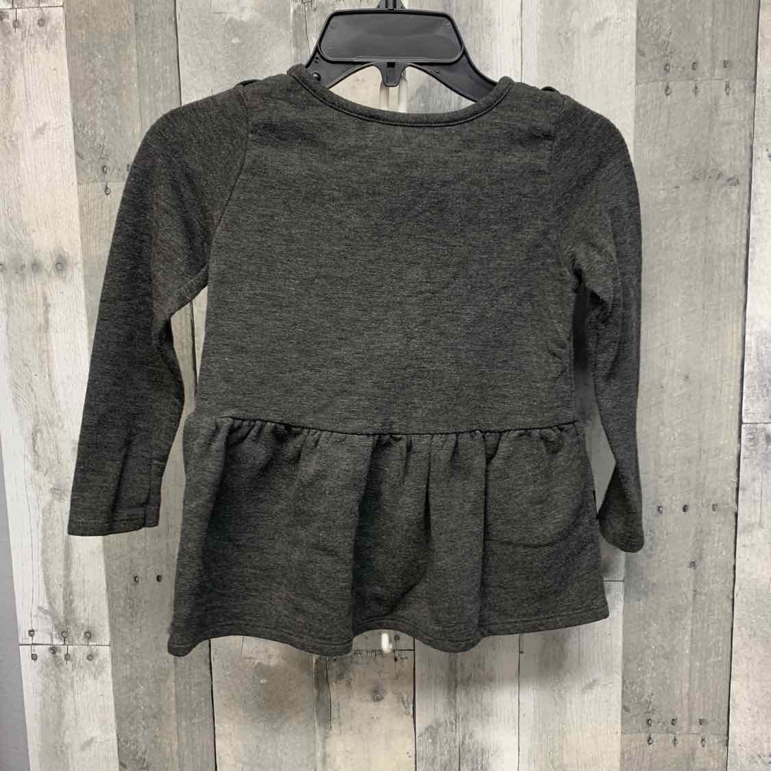 Size 4T Gray Disney LS Dress