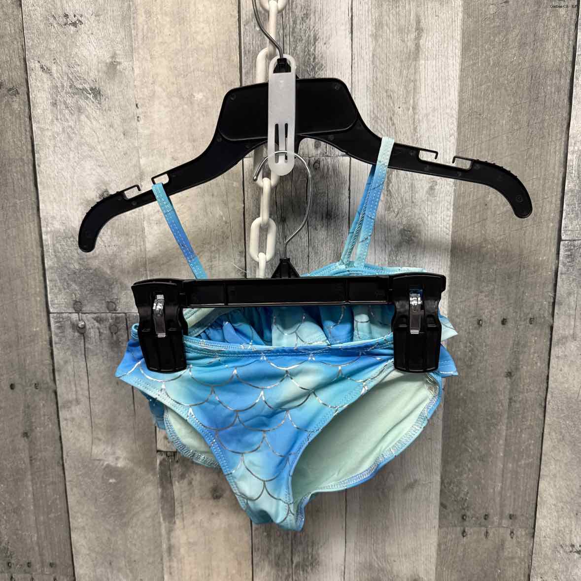 Size 5 Teal/Blue B Brand Swim Suit - 2pc+ - OodlesCB