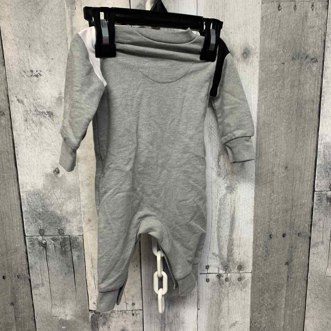 Size Newborn Gray/Green Sport Brand Romper