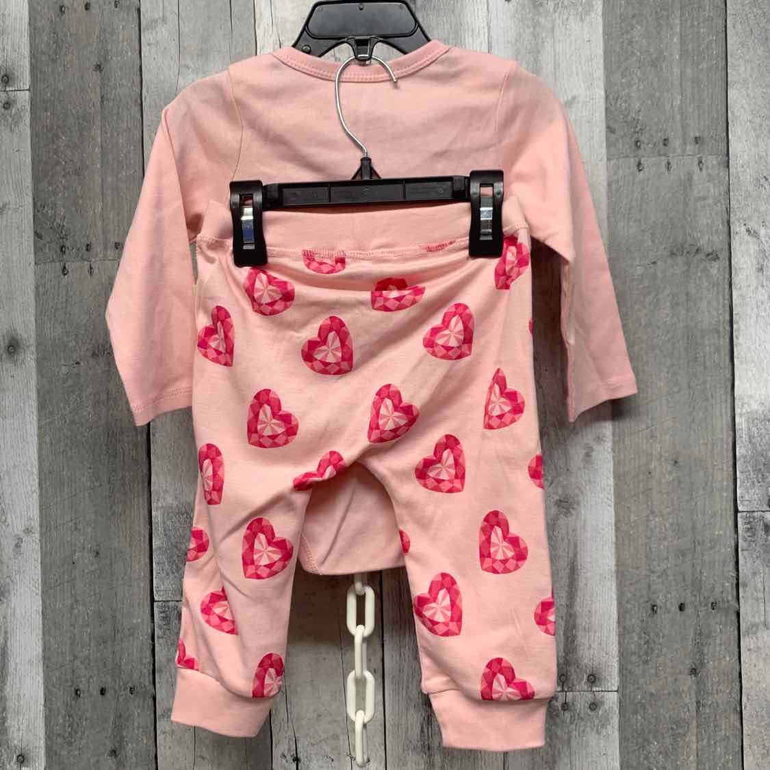 Size 12-18 Months Pink Print Name Brand Shirt/Pants