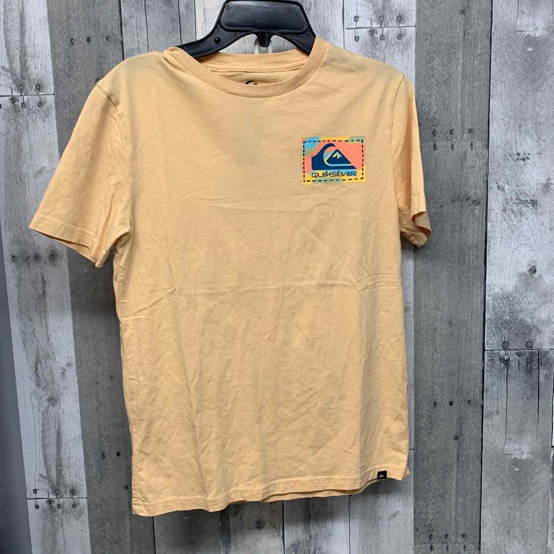 Size 10/12 Yellow Graphic Quiksilver T Shirt