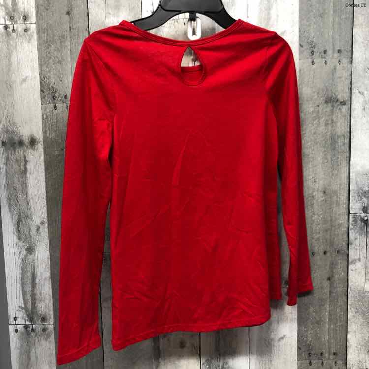 Size 10 Red Graphic Justice Long Sleeve Shirt