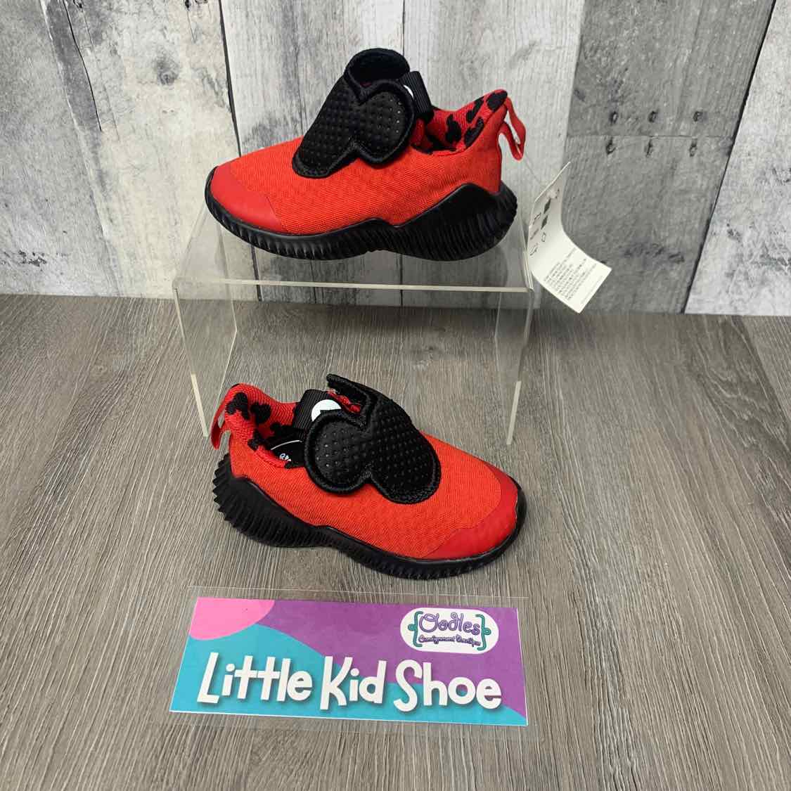 Size 6 Red/Black Sport Brand Sneakers