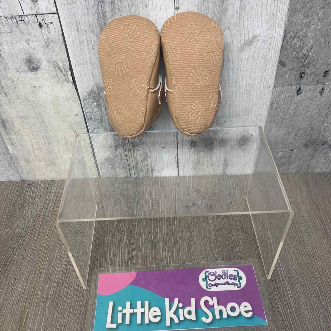 Size 1 Brown Little Me Soft Sole Shoes