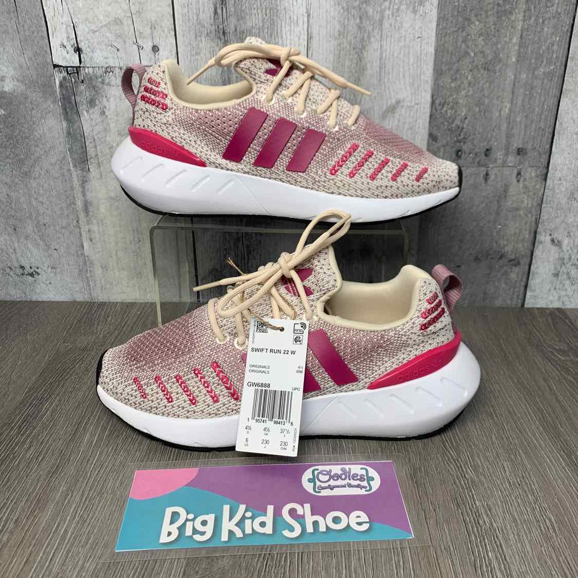 Size 6 Pink/White Sport Brand Sneakers