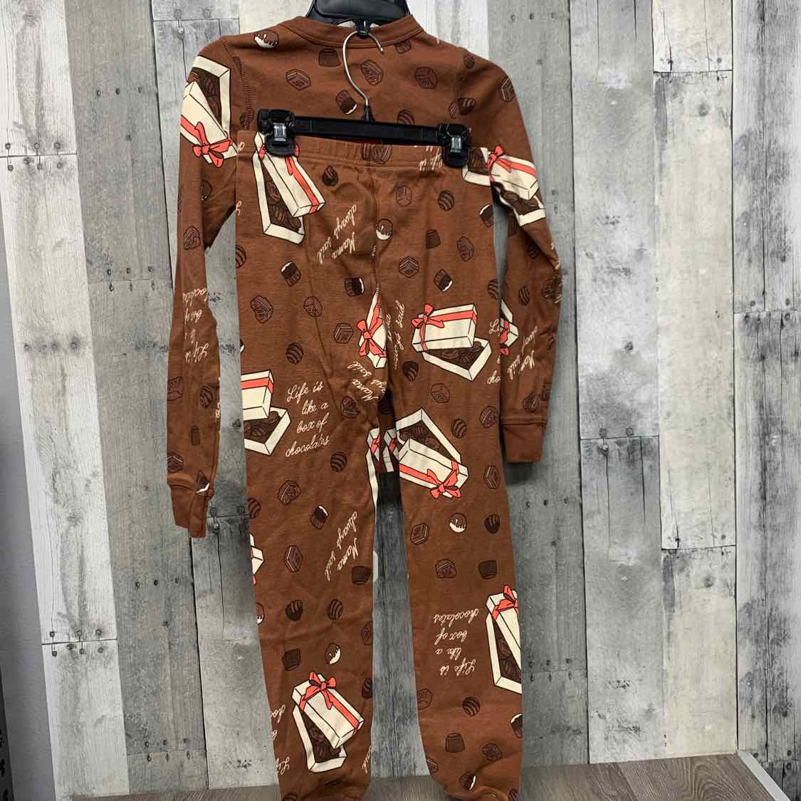Size 10 Brown Print B Brand 2pc PJs