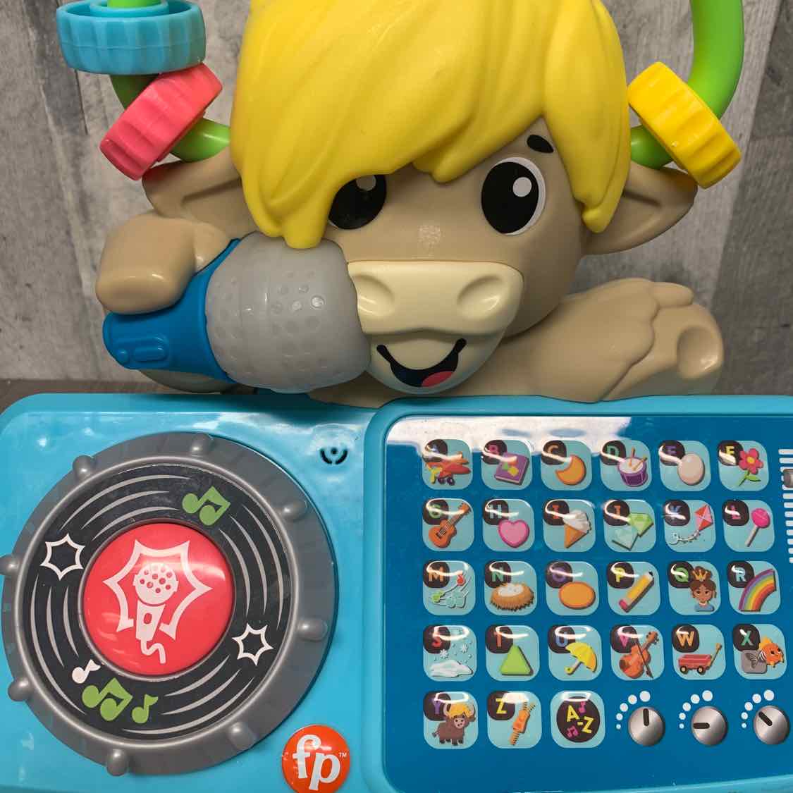 Fisher Price Tan/Blue Interactive Baby Toy